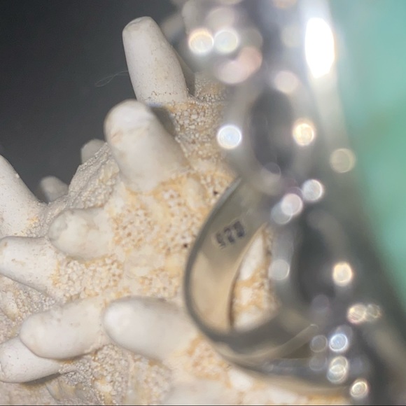 Sale* Amazonite Handcrafted Natural Gemstone ring - Picture 5 of 7